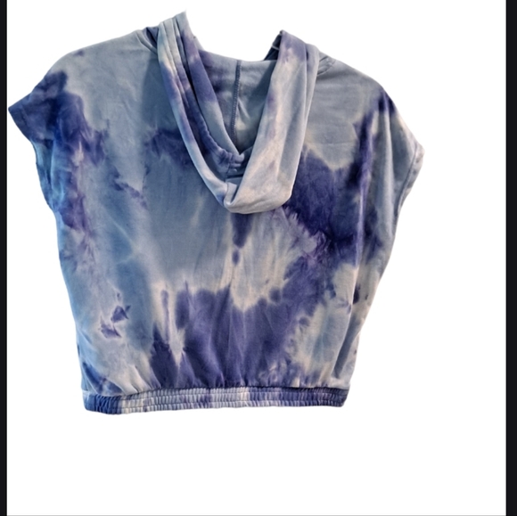 NWT-ALIGN COLLECTIVE SPORTS 2 PCS TIE DYE HOODIE AND SHORT SET DRAWSTRING - Picture 4 of 7